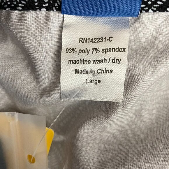 Ripskirt Wrap‎ Skirt Large Black Pearl Batik Printed Polyester Blend NWT SW-1947 - Picture 10 of 10